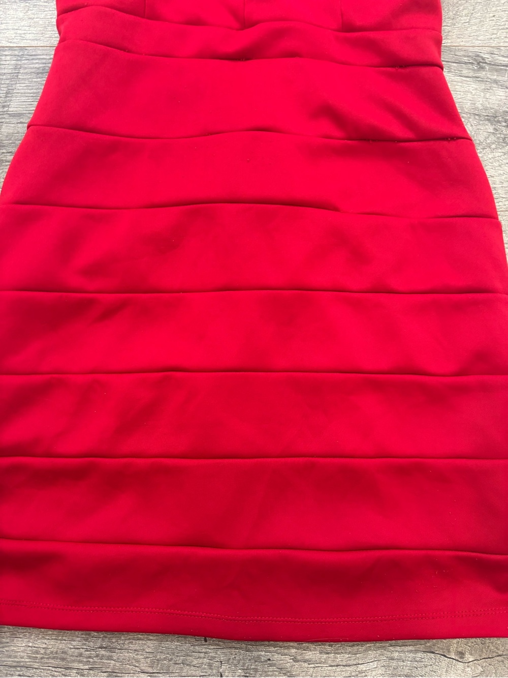 Emerald Sundae Red Lace V-Neck Strappy Bodycon Mini Dress Zipper Women's L - Picture 3 of 9